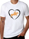 Horse Love Lightweight Cotton T-Shirt – Daily Comfort Graphic Shirt