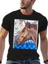 Horse Racing Lightweight Cotton T-Shirt – Daily Comfort Graphic Shirt