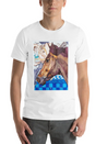 Horse Racing Lightweight Cotton T-Shirt – Daily Comfort Graphic Shirt