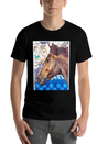Horse Racing Lightweight Cotton T-Shirt – Daily Comfort Graphic Shirt