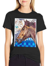 Horse Racing Lightweight Cotton T-Shirt – Daily Comfort Graphic Shirt