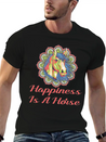 Horse, Riding, Horses Lightweight Cotton T-Shirt – Daily Comfort Graphic Shirt