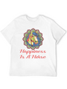 Horse, Riding, Horses Lightweight Cotton T-Shirt – Daily Comfort Graphic Shirt
