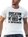 Horse Riding Lightweight Cotton T-Shirt – Daily Comfort Graphic Shirt