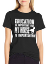 Horse Riding Lightweight Cotton T-Shirt – Daily Comfort Graphic Shirt