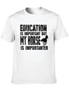Horse Riding Lightweight Cotton T-Shirt – Daily Comfort Graphic Shirt