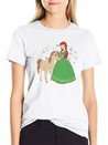 Horse Riding Princess Lightweight Cotton T-Shirt – Daily Comfort Graphic Shirt
