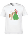 Horse Riding Princess Lightweight Cotton T-Shirt – Daily Comfort Graphic Shirt