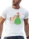 Horse Riding Princess Lightweight Cotton T-Shirt – Daily Comfort Graphic Shirt