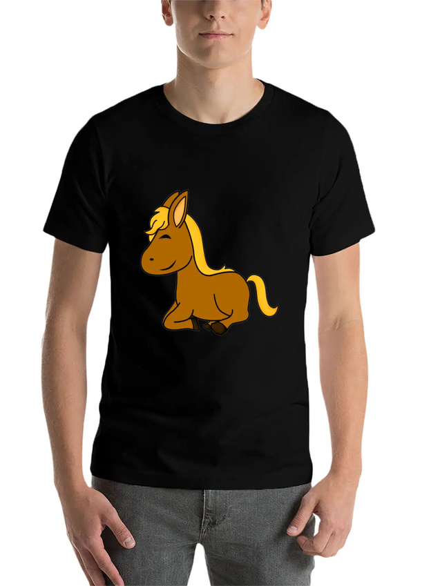 Horse Shirt - Horse Riding - Equestrian - Cute Lightweight Cotton T-Shirt – Daily Comfort Graphic Shirt