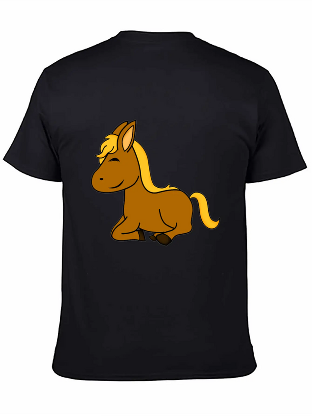 Horse Shirt - Horse Riding - Equestrian - Cute Lightweight Cotton T-Shirt – Daily Comfort Graphic Shirt