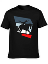 Horse Vaulting Acrobatics Lightweight Cotton T-Shirt – Daily Comfort Graphic Shirt