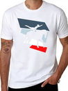 Horse Vaulting Acrobatics Lightweight Cotton T-Shirt – Daily Comfort Graphic Shirt
