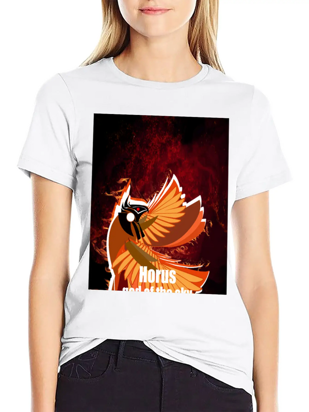 Horus Lightweight Cotton T-Shirt – Daily Comfort Graphic Shirt