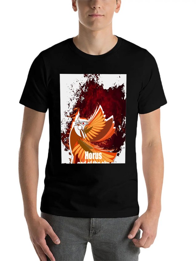 Horus Lightweight Cotton T-Shirt – Daily Comfort Graphic Shirt