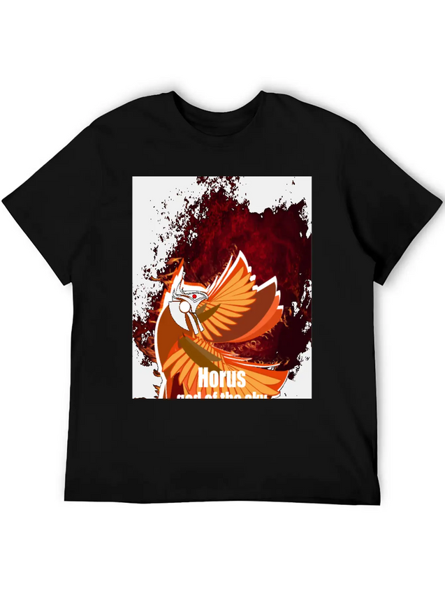 Horus Lightweight Cotton T-Shirt – Daily Comfort Graphic Shirt