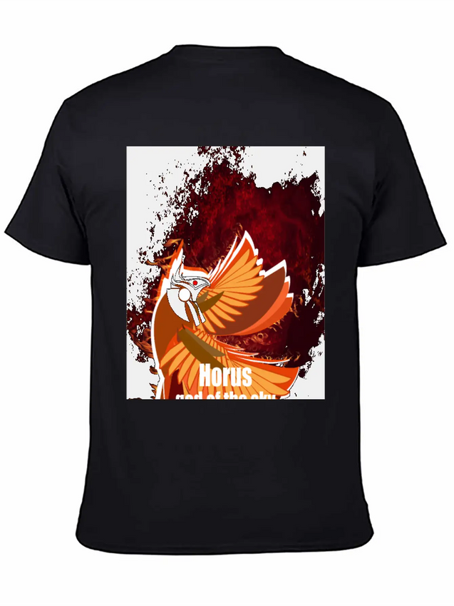 Horus Lightweight Cotton T-Shirt – Daily Comfort Graphic Shirt