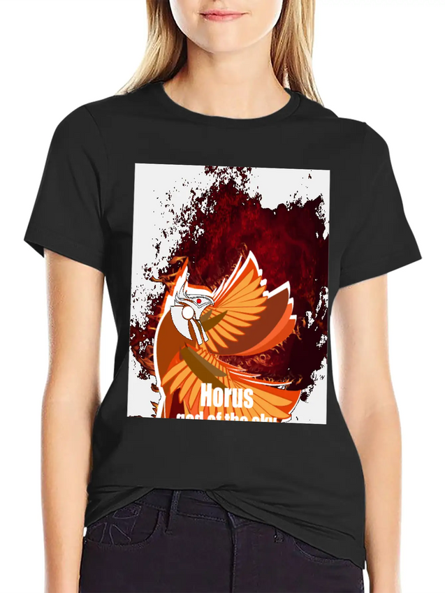 Horus Lightweight Cotton T-Shirt – Daily Comfort Graphic Shirt