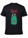 Hug Me Hug Monster Ugly Heart Hug Hug Lightweight Cotton T-Shirt – Daily Comfort Graphic Shirt