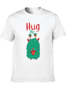 Hug Me Hug Monster Ugly Heart Hug Hug Lightweight Cotton T-Shirt – Daily Comfort Graphic Shirt