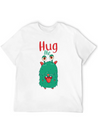 Hug Me Hug Monster Ugly Heart Hug Hug Lightweight Cotton T-Shirt – Daily Comfort Graphic Shirt