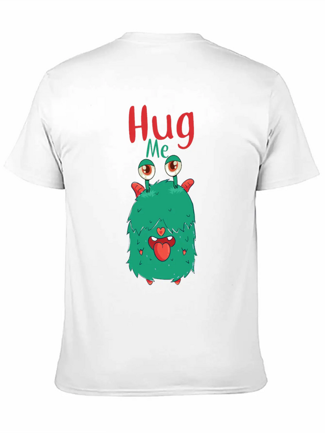 Hug Me Hug Monster Ugly Heart Hug Hug Lightweight Cotton T-Shirt – Daily Comfort Graphic Shirt