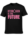 Hydrogen Is The Future Fuel Clean Symbol H Lightweight Cotton T-Shirt – Daily Comfort Graphic Shirt
