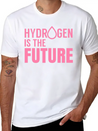 Hydrogen Is The Future Fuel Clean Symbol H Lightweight Cotton T-Shirt – Daily Comfort Graphic Shirt