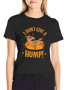 I Don't Give A Hump! Camel Dromedary Lightweight Cotton T-Shirt – Daily Comfort Graphic Shirt