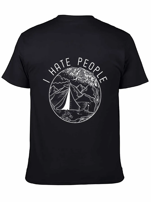 I Hate People Lightweight Cotton T-Shirt – Daily Comfort Graphic Shirt