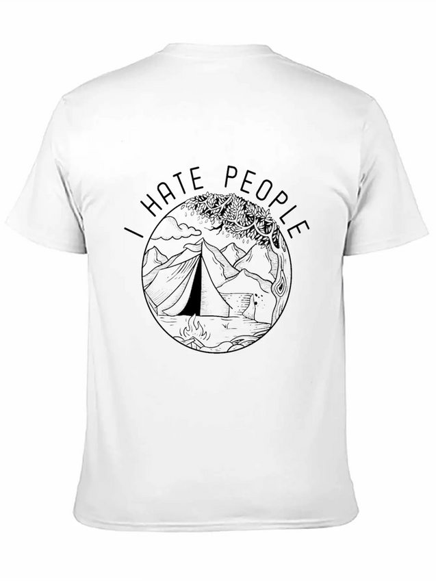 I Hate People Lightweight Cotton T-Shirt – Daily Comfort Graphic Shirt