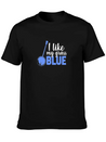 I Like My Grass Blue, Banjo Lightweight Cotton T-Shirt – Daily Comfort Graphic Shirt
