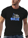I Like My Grass Blue, Banjo Lightweight Cotton T-Shirt – Daily Comfort Graphic Shirt