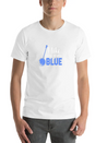 I Like My Grass Blue, Banjo Lightweight Cotton T-Shirt – Daily Comfort Graphic Shirt