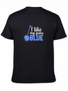 I Like My Grass Blue, Banjo Lightweight Cotton T-Shirt – Daily Comfort Graphic Shirt