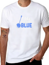 I Like My Grass Blue, Banjo Lightweight Cotton T-Shirt – Daily Comfort Graphic Shirt