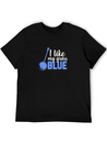 I Like My Grass Blue, Banjo Lightweight Cotton T-Shirt – Daily Comfort Graphic Shirt