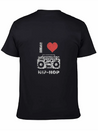I Love Hip Hop Lightweight Cotton T-Shirt – Daily Comfort Graphic Shirt