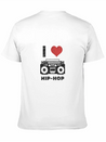 I Love Hip Hop Lightweight Cotton T-Shirt – Daily Comfort Graphic Shirt