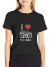 I Love Hip Hop Lightweight Cotton T-Shirt – Daily Comfort Graphic Shirt