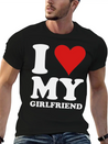 I Love My Girlfriend Lightweight Cotton T-Shirt – Daily Comfort Graphic Shirt