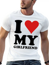 I Love My Girlfriend Lightweight Cotton T-Shirt – Daily Comfort Graphic Shirt