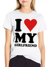 I Love My Girlfriend Lightweight Cotton T-Shirt – Daily Comfort Graphic Shirt