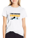 I Take Weather Cirrusly Meteorology Meteorologist Lightweight Cotton T-Shirt – Daily Comfort Graphic Shirt
