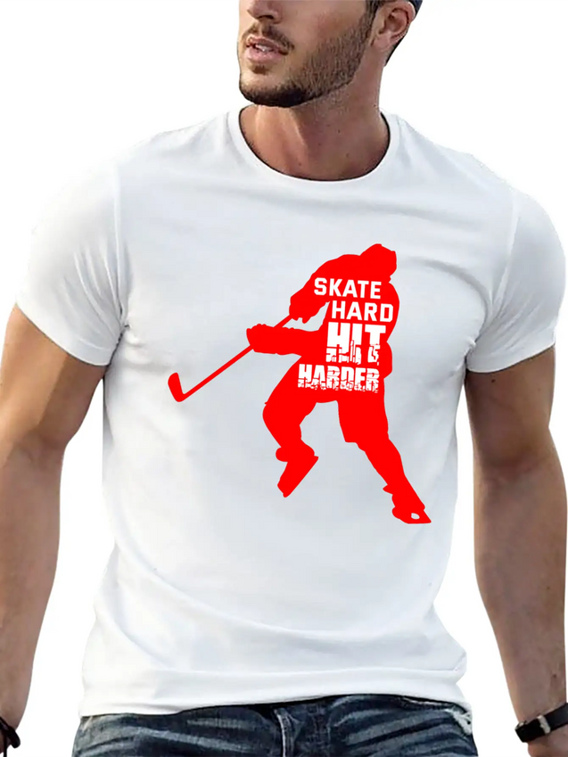 Ice Fury: Hockey Gift Edition Lightweight Cotton T-Shirt – Daily Comfort Graphic Shirt