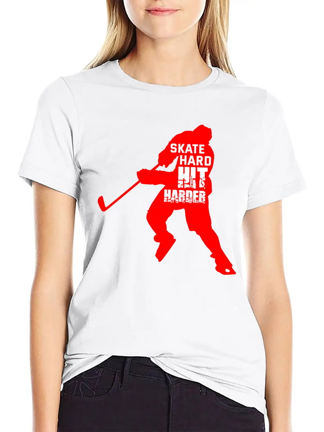 Ice Fury: Hockey Gift Edition Lightweight Cotton T-Shirt – Daily Comfort Graphic Shirt