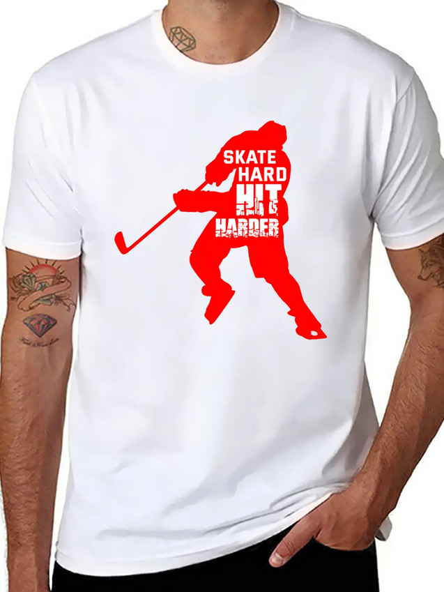 Ice Fury: Hockey Gift Edition Lightweight Cotton T-Shirt – Daily Comfort Graphic Shirt