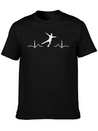 Ice Skater Figure Skating Ice Skating Lightweight Cotton T-Shirt – Daily Comfort Graphic Shirt