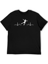 Ice Skater Figure Skating Ice Skating Lightweight Cotton T-Shirt – Daily Comfort Graphic Shirt