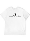 Ice Skater Figure Skating Ice Skating Lightweight Cotton T-Shirt – Daily Comfort Graphic Shirt